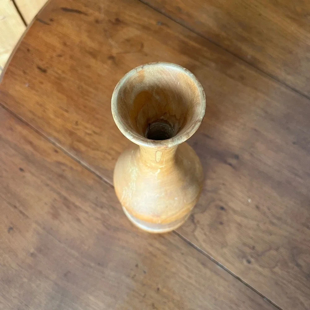 Vintage Aspen Wood Bud Vase How's Your Aspen Colorado MCM Hand Turned Decor